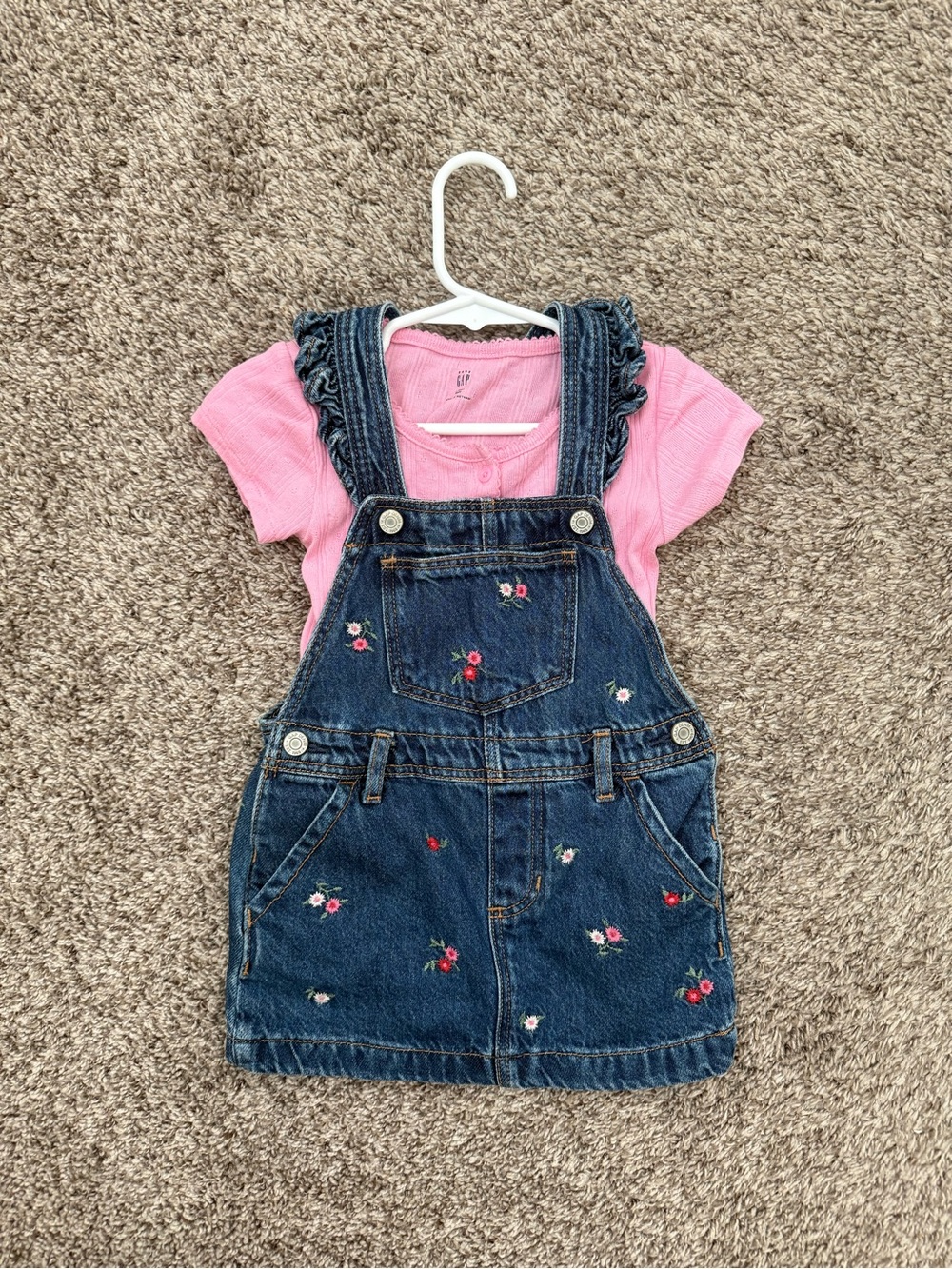 Baby GAP Kids Pink Tee and Jean Dress